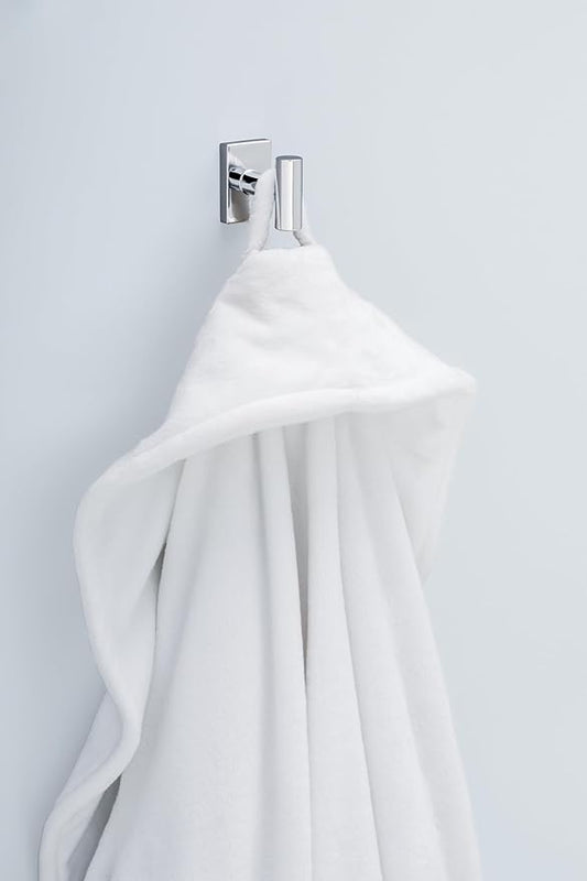Franklin Brass Hartwell (1-Pack) Towel Hooks Polished Chrome Single Bathroom Hooks Wall Mounted for Robes & Towels Hand Towel Hook Holder Kitchen, Bathroom Accessories HRT35-PC