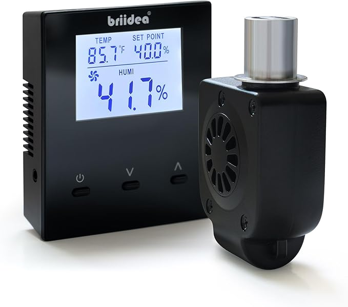 Briidea Smart Gun Safe Dehumidifier with Real-Time Humidity & Temperature Display, Protects Your Valuables from Moisture and Corrosion, Perfect for Safes up to 300 Cubic Feet