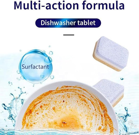Dishwasher Cleaner Tablets - 30 Tablets, Heavy Duty Cleaning Descaler Pods for Dish Washer, Deep Cleans & Maintains Your Dishwashing Machine for Optimal Performance