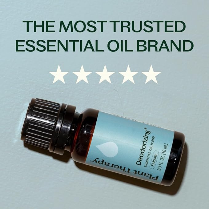 Plant Therapy Deodorizing Essential Oil Blend 10 mL (1/3 oz) 100% Pure, Undiluted, Therapeutic Grade