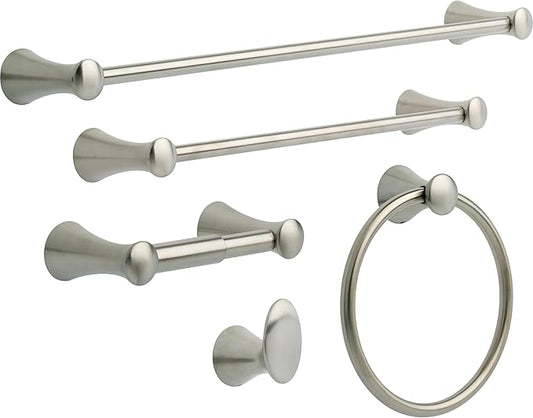 DELTA FAUCET 73824-SS Lahara Wall Mounted 24 in. Towel Bar in Brilliance Stainless Steel
