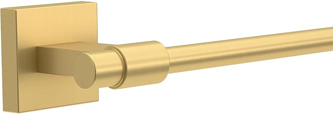 Franklin Brass Maxted (1-Pack) Toilet Paper Holder Modern Gold European Single Post Tissue Roll Rod, Organization & Storage, Wall Mounted Bathroom Accessories MAX51-MG