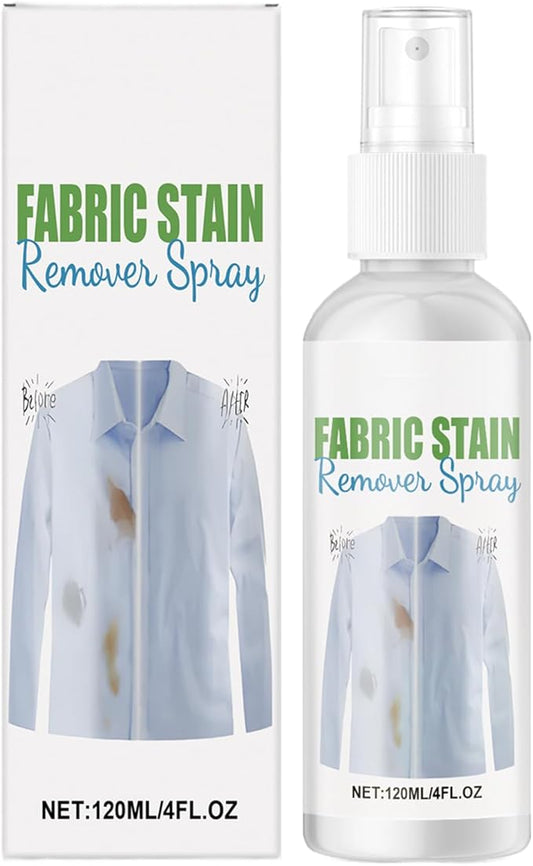 Stain Remover For Clothes, Scented Cleaner Spray, 120ml, Fabric Cleaner, Clothing Spray, Fast Acting Cleaning Formula, For Wine, Coffee, Juice, Dirt, Everyday Laundry Use