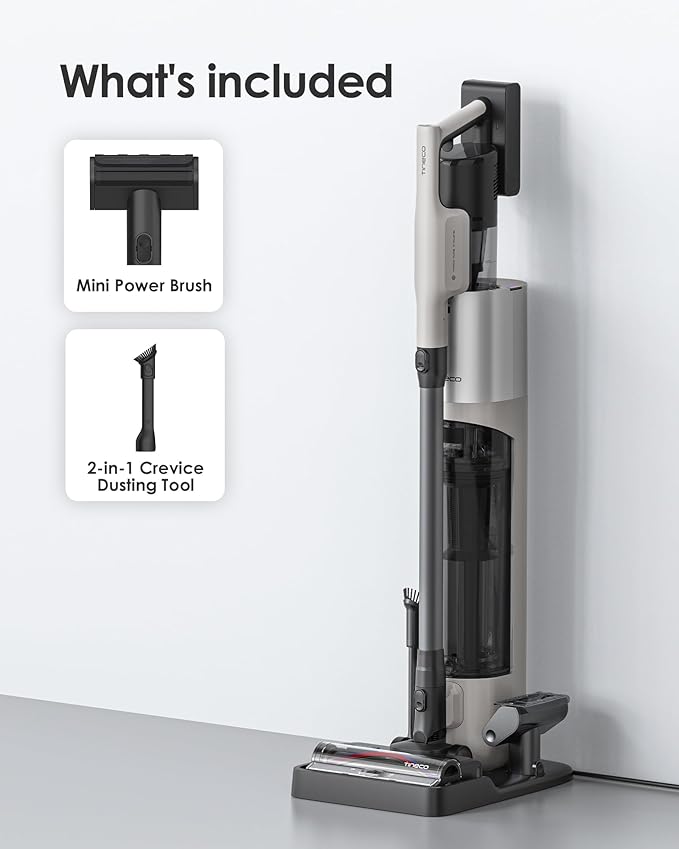 Tineco Pure ONE Station 5 Pro Cordless Vacuum, Automatic Dust Collection, Full-Path Self-Cleaning, ZeroTangle Brush, Up to 100 Minutes Runtime, Stick Vacuum Cleaner for Pet Hair, Carpet & Hard Floor