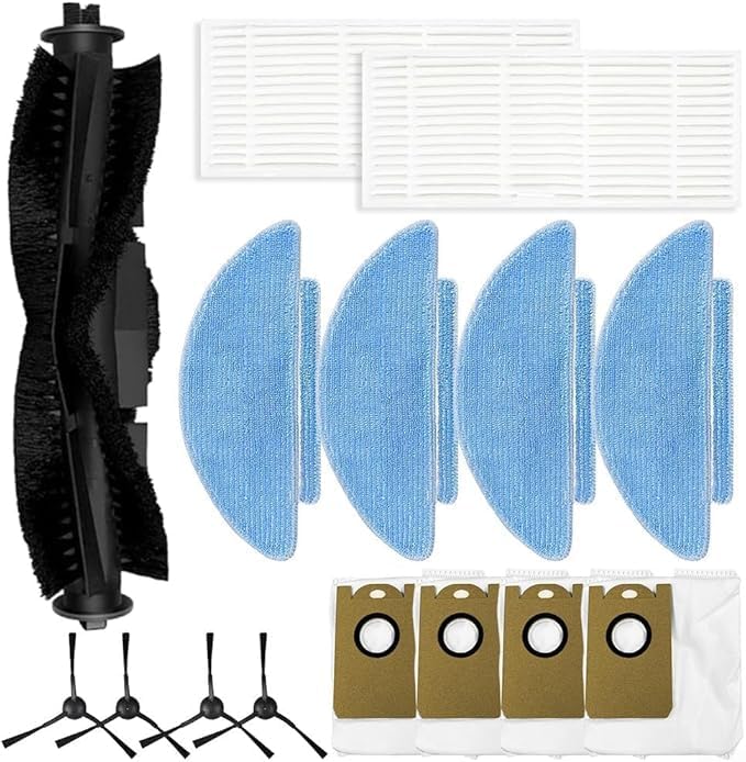 Self-Emptying Robot Vacuum and Mop,Robot Vacuum Cleaner, SL61Pro Full Maintenance kit, Including Main Side Brush, Filter, mop, and dust Bag