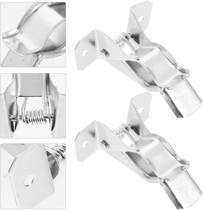 Uonlytech 10Pcs Mop and Broom Holder Wall Mounted Organizer with Grippers for Home Storage Kitchen Bathroom Garage Space Saving