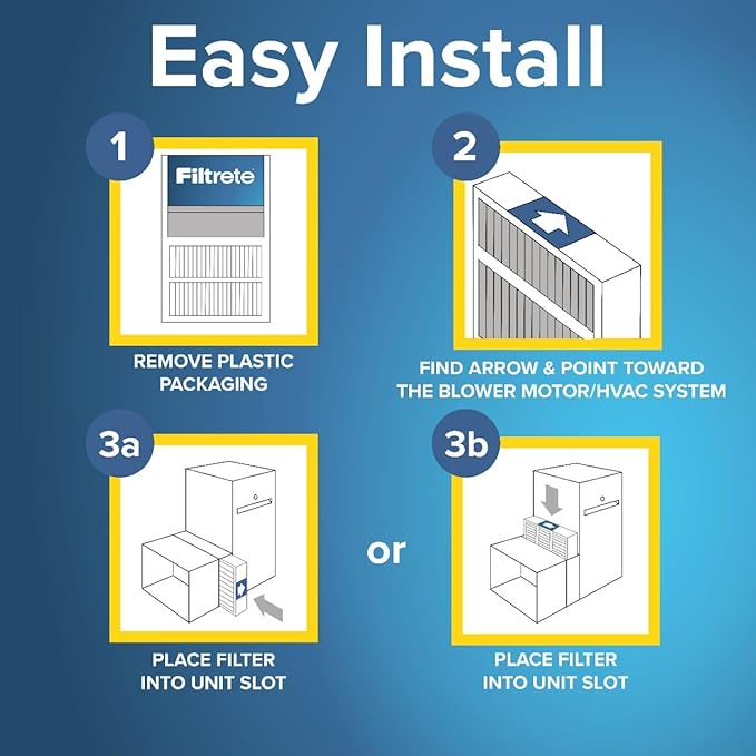 Filtrete 16x20x4 AC Furnace Air Filter, MPR 1550, MERV 12, Fits Lennox & Honeywell, Allergen, Electrostatic Air Cleaning Filter, 2-Pack (Actual Size 15.88x19.88x4.31 in)
