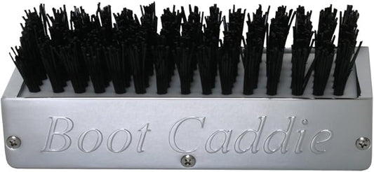 GG Grand General 98990 Chrome Aluminum 7-1/2" (L) x 2-5/8" (H) x 3" (D) Boot Caddies Black Brush