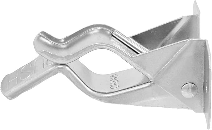 Heavy Duty Metal Gaint Spring Grip Clamp Tool Hanger Wall Orgainzer for Garage Closet Brooms and Mops Wall Mount Holder (Pack of 10)