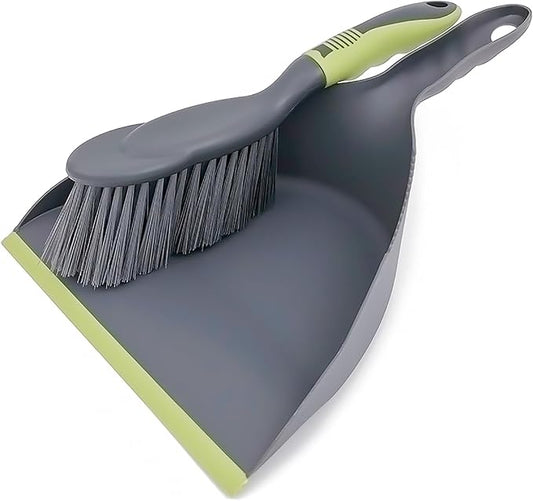 Dust pan Broom Dustpan Brush - Dust Pans with Brush, Dustpan and Brush Set, Handheld Broom and Dustpan Set are Used to Clean Kitchens, Floors, Tables, and Animal Cages.