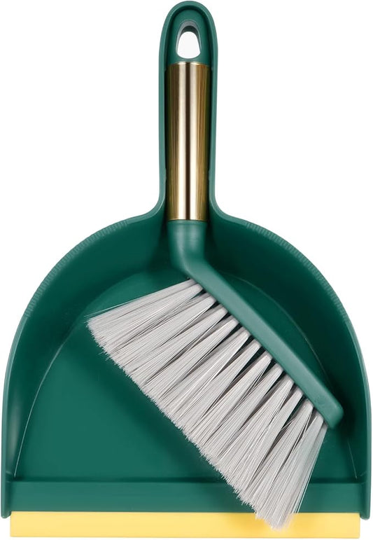 Small Broom and Dustpan Set, Dustpan and Brush Set, Small Brush and Dustpan Set, Hand Broom and Dustpan Set, Mini Handheld with Home, Desktop, Kitchen, pet