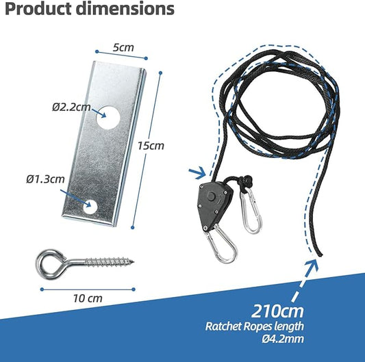 5822 Dehumidifier Hanging Kit for AprilAire Crawl Space, Basement, Whole-House Dehumidifier Models E070, E080, E100, E130, 1820, 1830, 1850, 1852, 1870, 1872 Dehumidifier Parts & Accessories