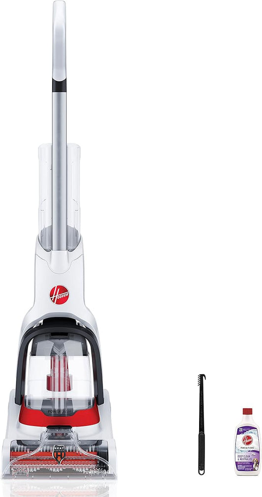 Hoover PowerDash Pet+ Compact Carpet Cleaner Machine, Lightweight Carpet Shampooer Machine, Pair with a Hoover Carpet Cleaner Solution for a Bright, Refreshed Home