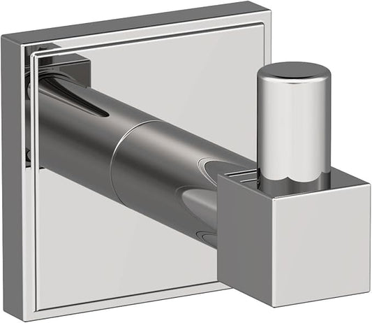 Amerock BH3607026 | Chrome Single Robe Hook | 1-7/8 in. (48 mm) Length Towel Holder | Appoint | Towel Hook for Bathroom | Bathroom Hardware | Bath Accessories