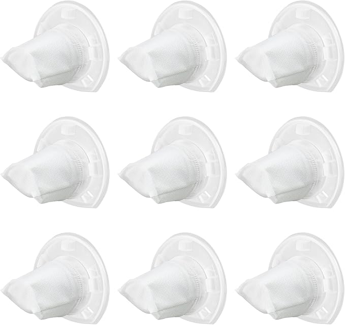 9 Pack Filter Replacement for Black and Decker Power Tools VF110 Dustbuster Cordless Hand Vacuum CHV1410L CHV9610 CHV1210 CHV1410 CHV1510 BDH2000L, 90558113-01