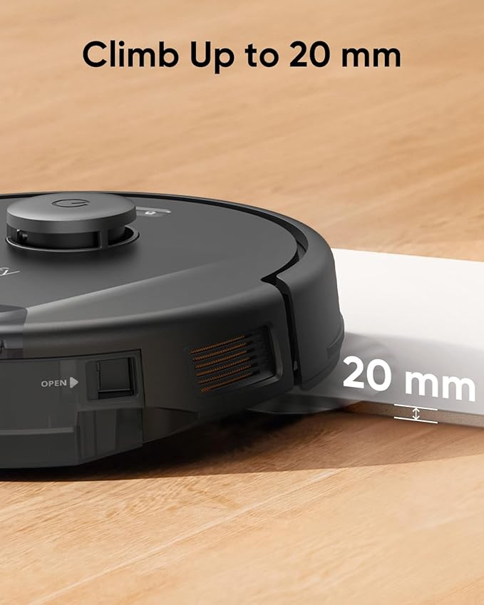 eufy Certified Like-New L60 Robot Vacuum, Ultra Strong 5,000 Pa Suction, iPath Laser Navigation, for Deep Floor Cleaning, Ideal for Hair, Hard Floors (Renewed)