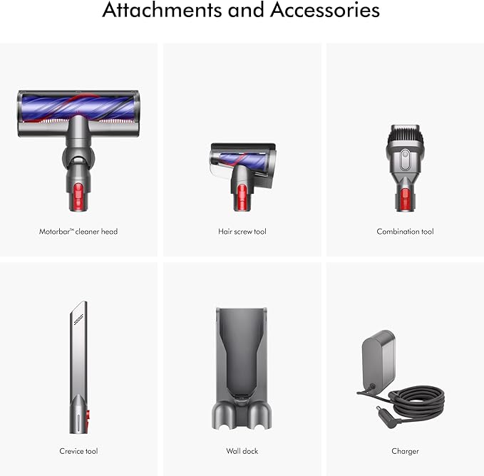 Dyson V11 Cordless Stick Vacuum, Large, Nickel/Blue