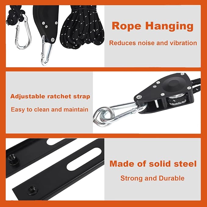 Dehumidifier Hanging Kit Replacement for Aloair Crawl Space & Basement Dehumidifiers Sentinel HD35P, HS35, HD55, HD55S, HD55P, HDi65S, HD90 & HDi90. Helps Reduce Dehumidifier Noise and Vibration