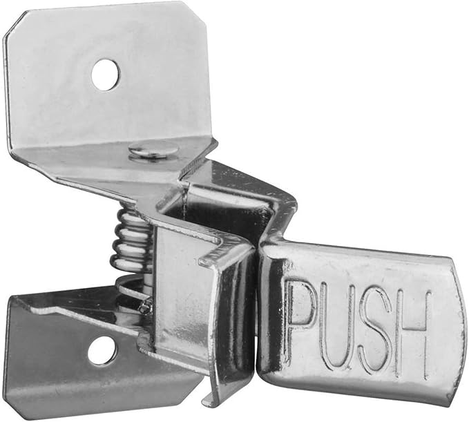 Heavy Duty Metal Gaint Spring Grip Clamp Tool Hanger Wall Orgainzer for Garage Closet Brooms and Mops Wall Mount Holder (Pack of 2)