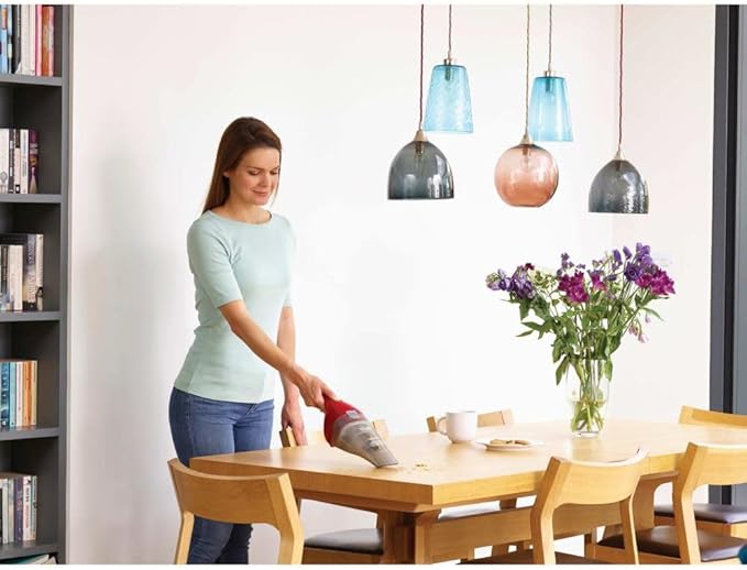 3.6V 1.5AH Cordless Hand Vacuum RED