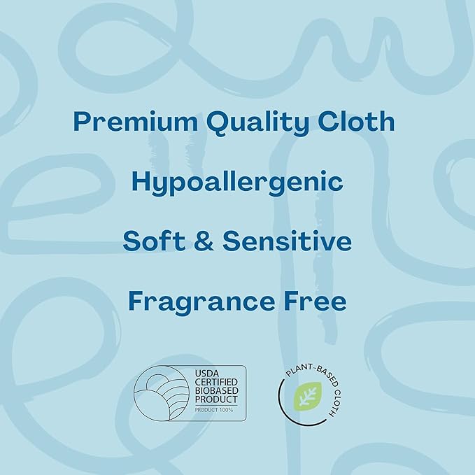 Hello Bello Extra Gentle Unscented Baby Wipes, Plant Based, Made with 99% Water and Aloe for Babies and Kids, 1080 Count