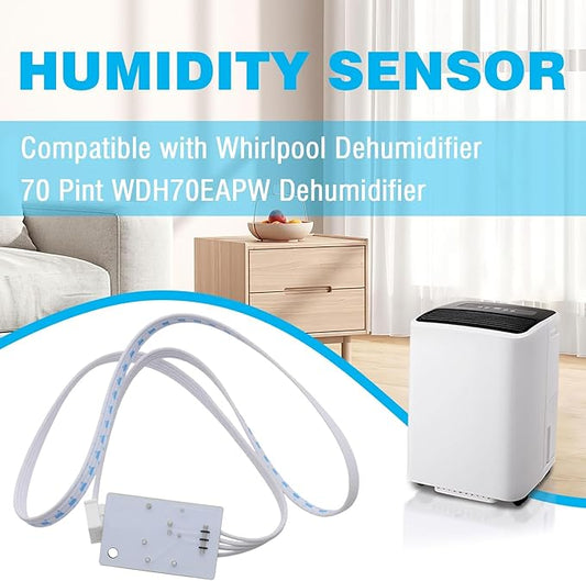 Humidity Sensor Compatible with Whirlpool Dehumidifier,Fit for 70 Pint WDH70EAPW Dehumidifier,Repair Error Code E1 E3