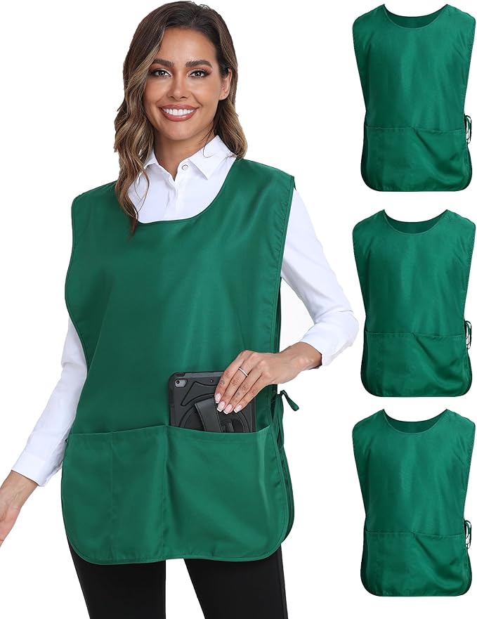 Xeoxarel Unisex Cobbler Apron with 3 Pockets Vest