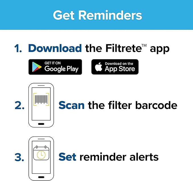 Filtrete 14x25x1 Air Filter, MPR 2800, MERV 14, Healthy Living Ultrafine Particle Reduction 3-Month Pleated 1-Inch Air Filters, 2 Filters