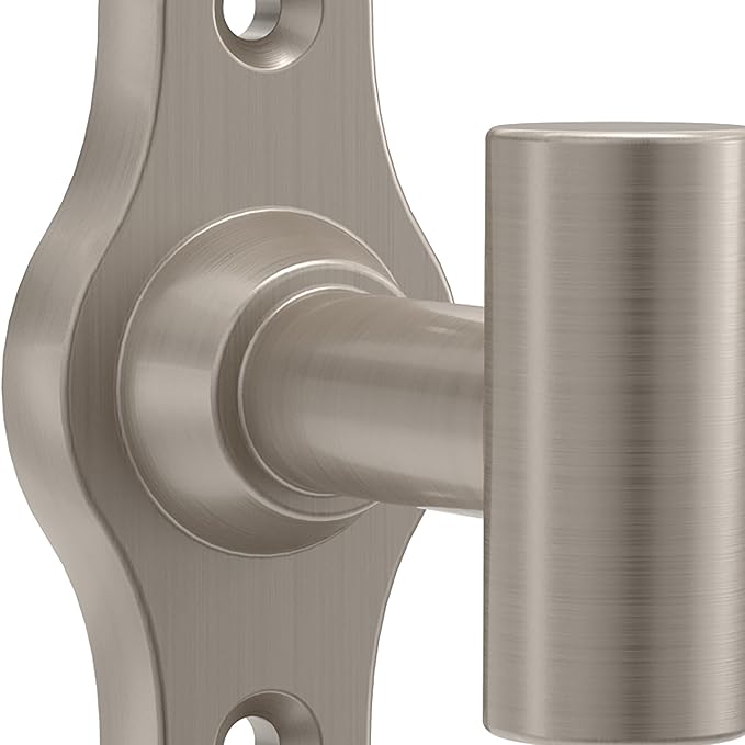 Franklin Brass Calloway (1-Pack) Towel Hooks Satin Nickel Single Bathroom Hooks Wall Mounted for Robes & Towels Hand Towel Hook Holder Kitchen, Bathroom Accessories CLWY35-SN