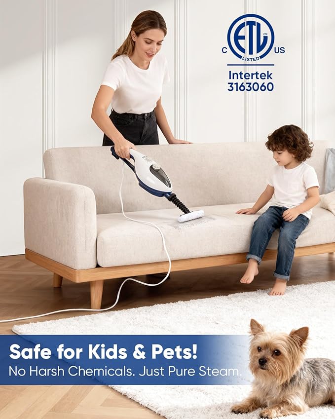 CYK Steam Mops for Floor Cleaning, 12 in 1 Handheld Steam Cleaner for Home, Floor Steamer for Hardwood Floors and Tile