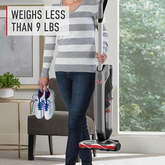 Hoover ONEPWR Evolve Pet Cordless Vacuum Cleaner, Black, Lightweight Stick Vac, Small Upright Vacuum Cleaner, Ideal for Pet Hair, Large Dirt Cup Capacity, Cordless Convenience