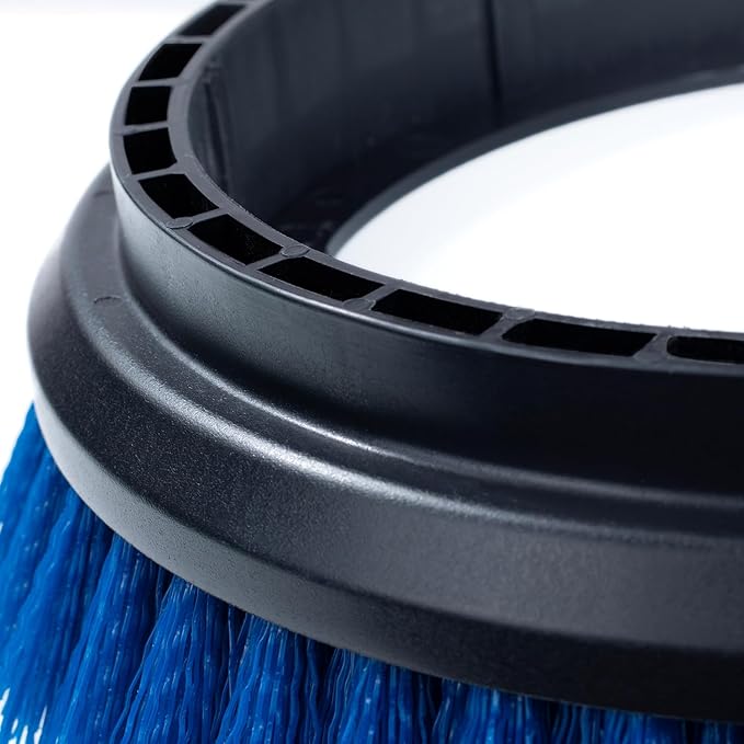 Commercial Scrub Brush for Orbital Floor Scrubber, Compatible with Oreck Orbiter XL ORB550MC, Bissell BGEM9000, 12" Diameter, Medium-Duty Brush, Blue