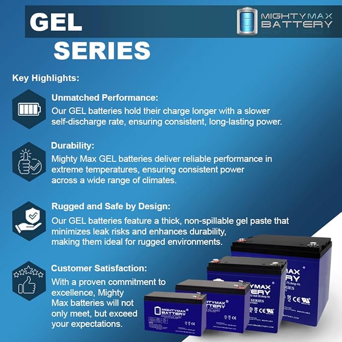 Mighty Max Battery 12V 110AH Gel Replacement Battery Compatible with Tennant T3 Walk Behind Floor Scrubber