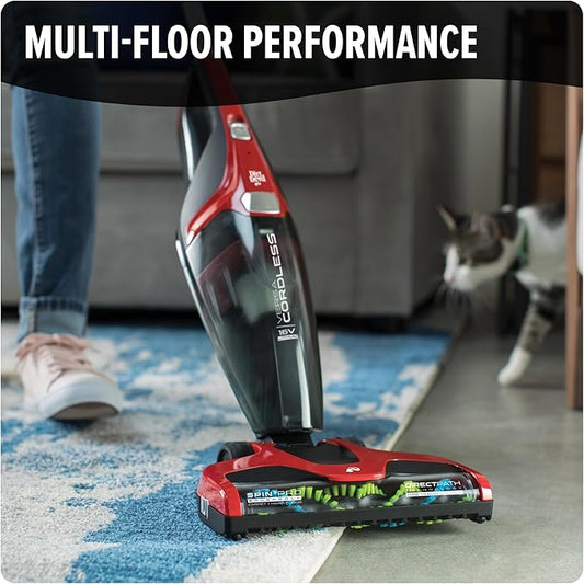 Dirt Devil 3-in-1 Versa Stick Vacuum Cleaner, Lightweight, Rechargeable, Ideal for Pet Hair, Dog Beds, Stairs, and More, Cordless Vacuum Cleaners for Home Use