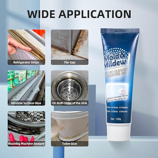 G · PEH 2 Pack Home Remover Gel Washing Machine Cleaner Home Cleaner Gel for Washing Machine, Refrigerator Strips, Cleaner For Tiles Grout Sealant Bathroom for Home Sink, Showers, Kitchen - 7Fl Oz