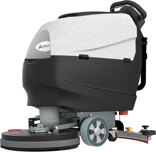 AF2013 Walk-Behind Floor Scrubber, 20" Path, 5H Runtime, 34,000 ft²/h Efficiency, Lithium Battery, Built for Long-Term Value, Lightweight & Easy to Operate, Quiet for Schools, Stores & Offices