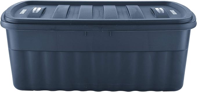 Rubbermaid 50 Gallon Roughneck️ Storage Tote Durable, Reusable, Plastic Storage Bin