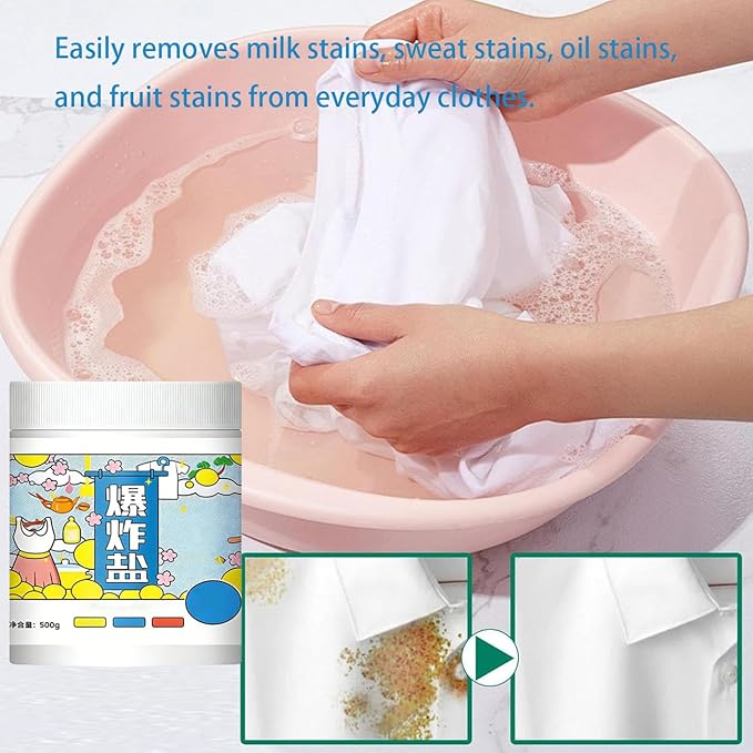Hyper Concentrated Strong Stain Remover Powder for Clothes,1.1 Lb