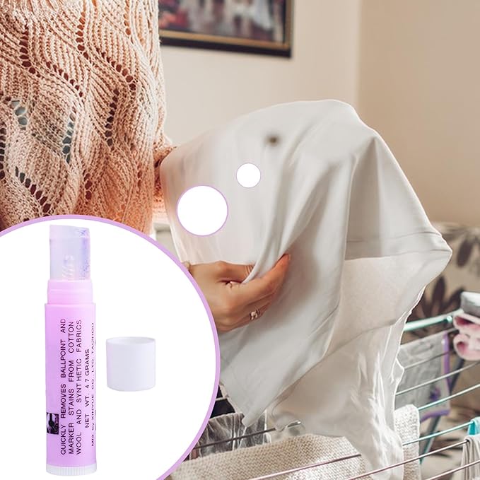 Stain Pen - Portable Stain Remover | Safe Remover Pen for Clothes | Mild Effective Tool Removing Dirt for Lipstick Ink Fabrics Couch Bag Travel Laundry