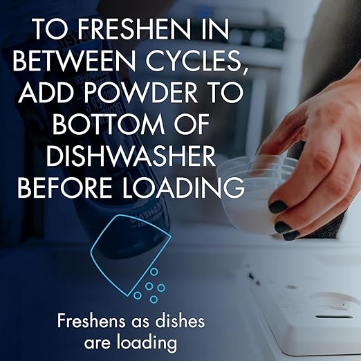 Glisten Dishwasher Magic Machine Cleaner and Disinfectant 2-Pack and Dishwasher Detergent Booster
