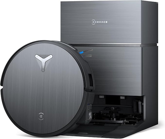 ECOVACS DEEBOT X11 PRO Omni Robot Vacuum and Mop, 19,500Pa Blast Suction, Instant Self-Cleaning Roller Mop, Zero-Tangle, Auto-Lift Mop for Carpet & Spill Protection, GaN Fast Charging for Large Homes