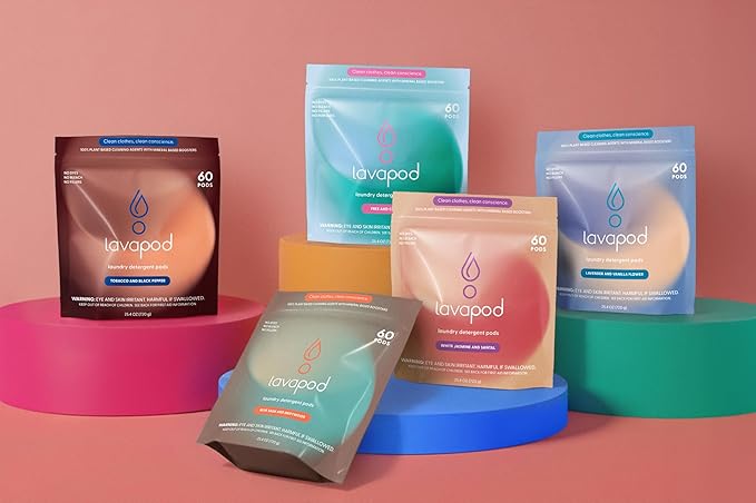 Luxury Laundry Pods - Plant-Based Detergent with Master Perfumer Fragrances - Made in USA - 60 Count