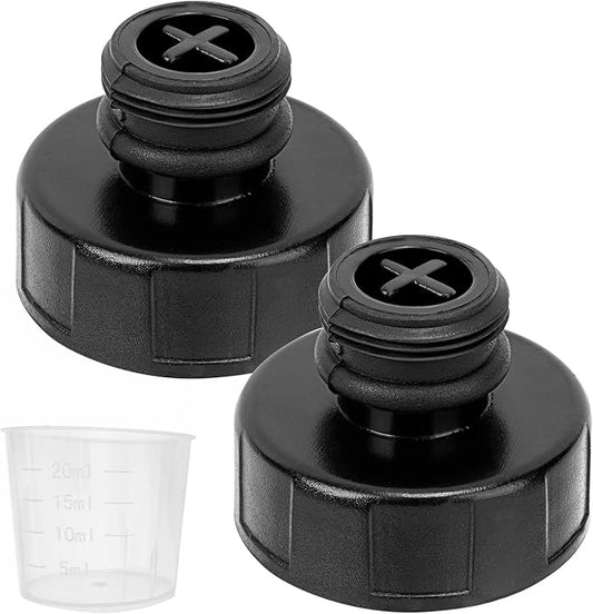 KEEPOW Steam Mop Replacement Parts 1940 Water Tank Caps and Insert Assembly for Bissell Powerfresh 19404 19402 19408 19409 1940A 1940F 1940Q 1940T 1940W B0006 Models 203-8413 2+1 Pack