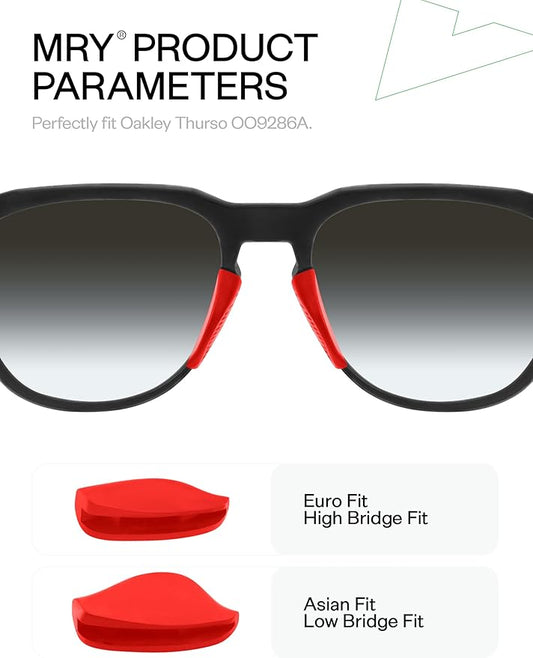 Mryok Replacement Nose Pieces Nose Pads for Oakley Thurso OO9286 / Thurso AF OO9286A Sunglasses - Options