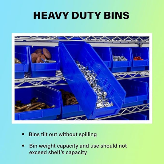 Shelf Bin [Set of 24] Color: Clear