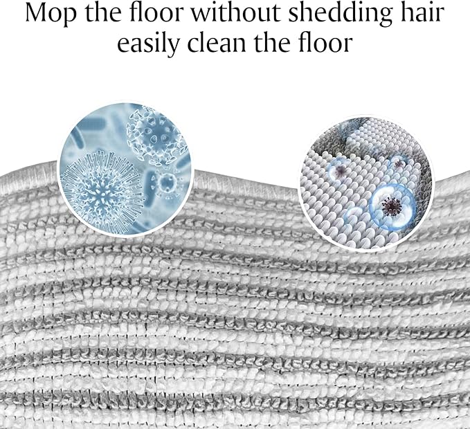 6 Pack Washable Microfiber Mop Pads for Shark VacMop, Replacement for Shark Steam Mop & PowerDetect Robot Vacuum, Compatible with AV2800ZE RV2820YE RV2820ZE AV2820S AV2820AE RV2800AE RV2800S