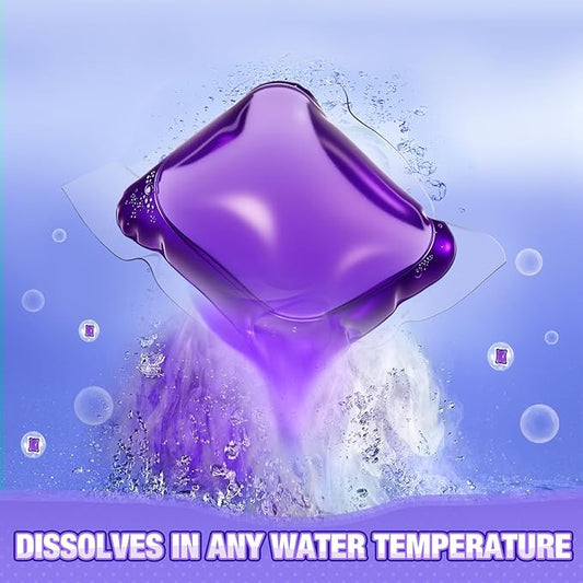 240 Count Laundry Detergent Pods Bulk Laundry Detergent Soap Pacs Ultra Concentrated for Clean Clothes Stain Fighting Fresh Scent(Lavender Scent)