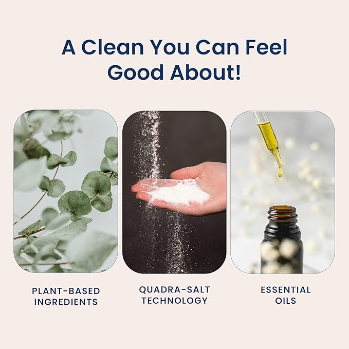 Truly Free Natural Fabric Softener | Plant-Based | Non-Toxic for Babies & Kids Sensitive Skin | Unscented Eco-Friendly Fabric Softener Conditioner | Safe, Gentle & Chemical-Free