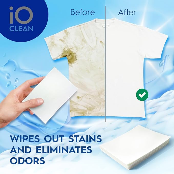 Laundry Detergent Sheets Unscented, 30 Count – Hypoallergenic Laundry Soap Sheets for Sensitive Skin – Travel Friendly Washing Detergent Sheets for HE & Standard Washers