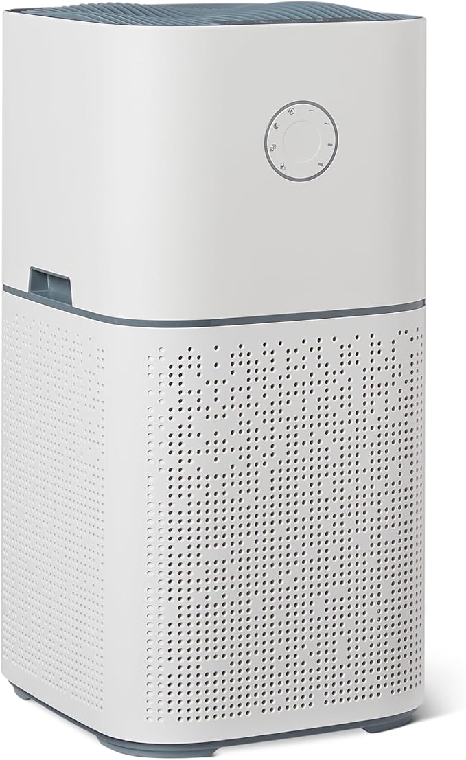 Amazon Basics Air Purifier for Home Large Rooms with 3-Stage Filtration, Covers Up to 2600 Sq ft, White